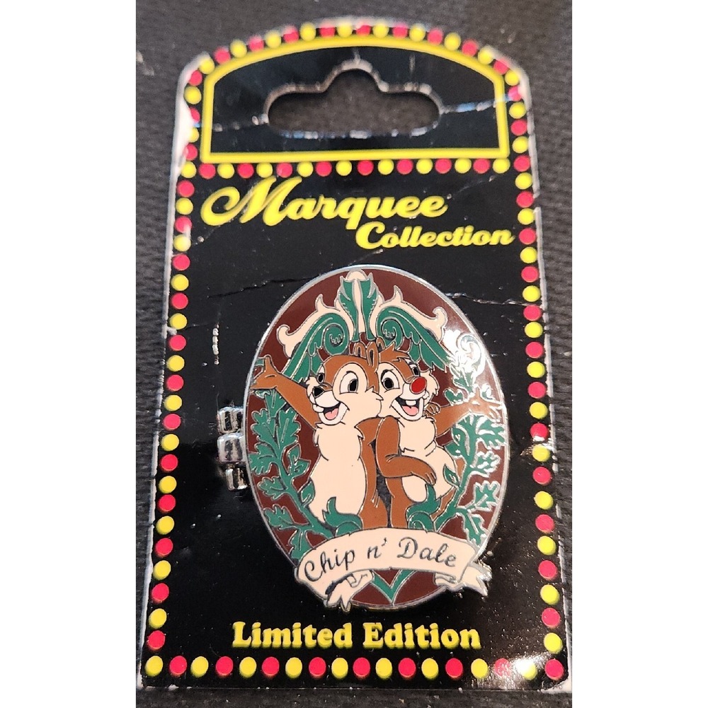 Disney Chip n Dale Marquee Monorail Hinged Limited Edition 1000 Pin 67510
